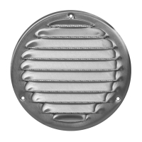 Вентиляционная решетка металлическая Europlast MR125I INOX  Вентиляционная решетка металлическая Europlast MR125I INOX