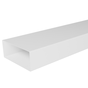 Воздуховод плоский пластиковый ЭРА 922ВП2 (220х90 мм/2 м)