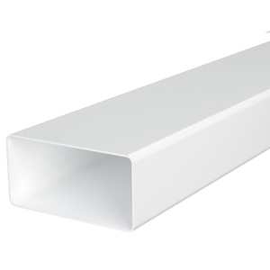 Воздуховод плоский пластиковый ЭРА 612ВП2 (120х60 мм/2 м)