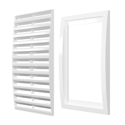 Вентиляционная решетка пластиковая вытяжная АБС 150х150 ЭРА 1515РР