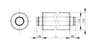 Шумоглушитель 160/0,5