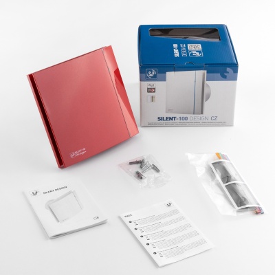 Накладной вентилятор Soler Palau SILENT-100 CZ RED DESIGN 4C Накладной вентилятор Soler Palau SILENT-100 CZ RED DESIGN 4C