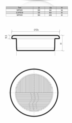 Вентиляционная решетка круглая ЭРА 12,5РПКФ Вентиляционная решетка круглая ЭРА 12,5РПКФ