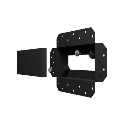 Вентиляционная решетка ERA 2010SGR 200х100 Matt black