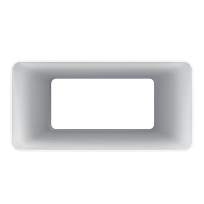 Воздуховод для кухни плоский пластиковый ЭРА 922ВП2 (220х90 мм/2 м)