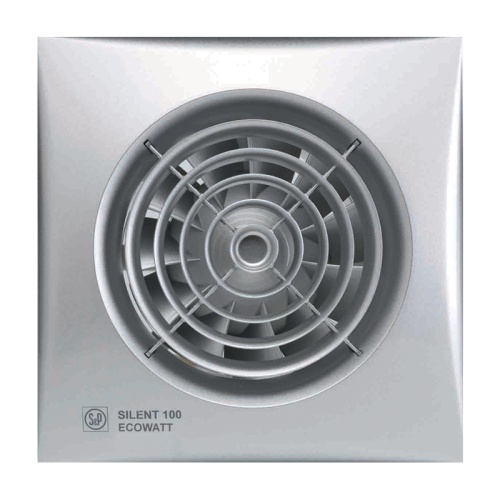 Накладной вентилятор Soler Palau SILENT-100 CDZ SILVER ECOWATT