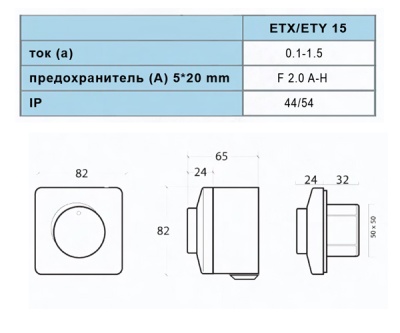 Электронный регулятор скорости ETX 2.5