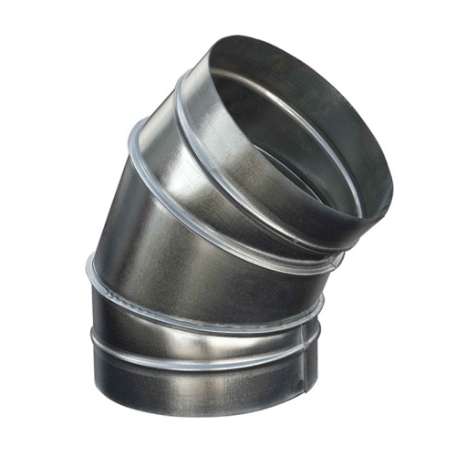 Отвод 45° круглый (оц. сталь) (200 мм)