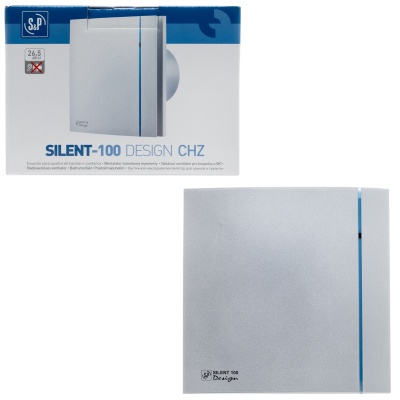 Накладной вентилятор Soler Palau SILENT-100 CHZ SILVER DESIGN Накладной вентилятор Soler Palau SILENT-100 CHZ SILVER DESIGN
