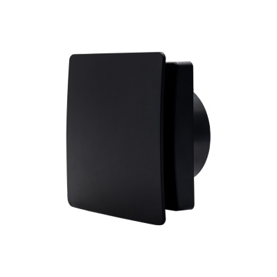 Вентилятор с обратным клапаном Seicoi Floxy Design 100 Matt Black SMAZ04-01