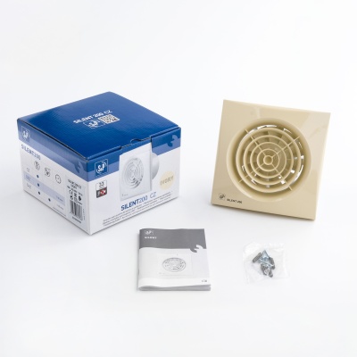 Вентилятор с обратным клапаном Soler Palau SILENT-200 CZ IVORY