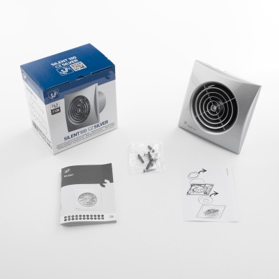 Накладной вентилятор Soler Palau SILENT-100 CZ SILVER Накладной вентилятор Soler Palau SILENT-100 CZ SILVER