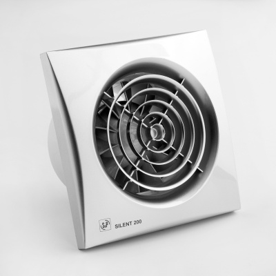 Вентилятор с обратным клапаном Soler Palau SILENT-200 CRZ SILVER 