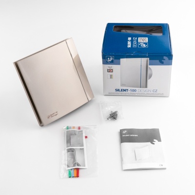 Накладной вентилятор Soler Palau SILENT-100 CZ CHAMPAGNE DESIGN 4C Накладной вентилятор Soler Palau SILENT-100 CZ CHAMPAGNE DESIGN 4C